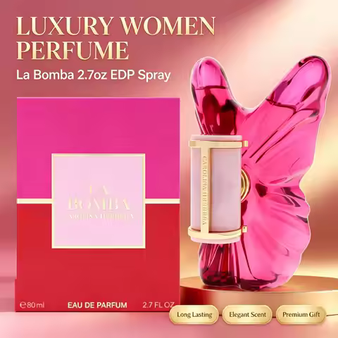 Carolina Herrera La Bomba Eau de Parfum Spray for Women 2.7oz Long Lasting Luxury Feminine Fragrance