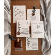 OUR WEDDING CARD OK? - FINE ART CREAM PAPER