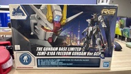 全新 盒殘 Bandai RG The Gundam Base ZGMF-X10A Freedom Gundam Ver.GCP 自由高達 模型
