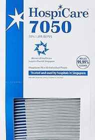 HospiCare 7050 Alcohol Wipes, 50 ct