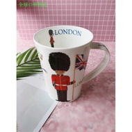 British Dunoon Dunoon Bone China Mug Tea Water Cup Office Ceramic Creative Coffee Cup London Soldier