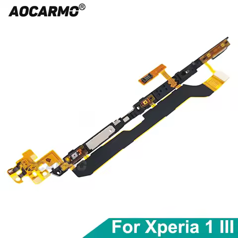 Aocarmo For Sony Xperia 1 III / X1iii MARK3 Power Button On/Off Volume Camera Switch Buttons Ribbon