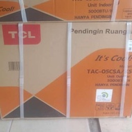 outdoor ac 1/2 pk baru merk TCL AQUA SHARP