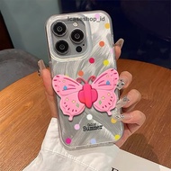 SSP009 SOFTCASE COVER 3D BUTTERFLY DOTS COMPATIBLE FOR SAMSUNG A02S A03 A03S A04 A04E A04S A05 A05S 