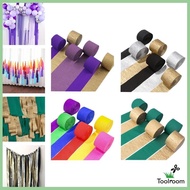 [ 6 Rolls Crepe Paper Streamers Background for Graduation Engagement Birthday
