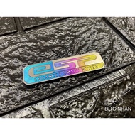 Titanium stamp Pressed for motorbike E exhaust