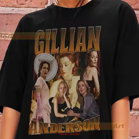 Gillian Anderson T Shirt SweaT Sweater Cotton Clothing long or short sleeves