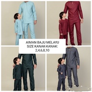 💥{READY STOCK} AIMAN BAJU MELAYU TELUK BELANGA BAJU MELAYU KANAK-KANAK RAYA COLLECTION 2021