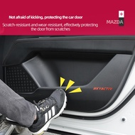 For Mazda CX5 2017- 2025 Car Door Anti Kick Pad Protection Stickers Carbon Fiber Inner Door Side Edg