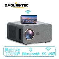 ZAOLIGHTEC Q1 Full HD 1080P Projector Support 4K WiFi 7800 Lumens Projector Smartone 3D Home Theater Projector