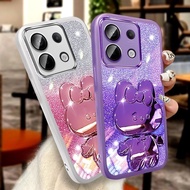 Ready Stock Casing for Honor X6b HONORX6B 2024 Bling Smartphone Case with Lovely Cartoon Rabbit Make