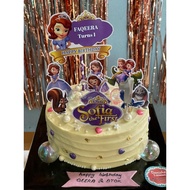 SOFIA THE FIRST CAKE TOPPER (FREE ADD NAME)