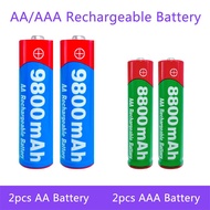 AA  AAA rechargeable AA 1.5V 9800mAh/1.5V AAA 8800mAh Alkaline battery flashlight toys watch MP3 pla