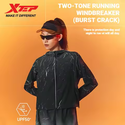 Xtep 2026 New Hooded For Men Jacket Training Comfortable Black Fitness Cardigan Top Jacket Zipper Sp