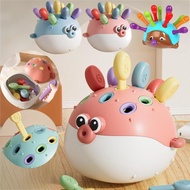 Baby Spike Hedgehog Toy Pufferfish Building Blocks Toy Montessori Educational Toy Mainan Budak