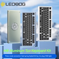 【Worth-Buy】 Presale Leobog Hi8 Bluetooth 2.4g Wireless Usb Three Mode Mechanical Keyboard Kit Gasket Structure Rgb Effect Gamekeyboard