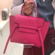 絕美限量色🤩Celine玫粉色belt nano鯰魚包手提單肩斜挎包