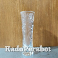 Glass Flower Vase - Glass Flower Vase - Clear Flower Vase - Crystal Flower Vase MegaStore