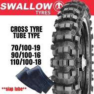 Tayar motor Swallow Terra Cross 90/100 - 16 Terra Venture 70/100 - 19 motorcross scrambler KLX DTM D