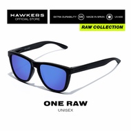 HAWKERS Black Sky ONE RAW Sunglasses for Men and Women. UV400 protection. Official product designed 