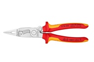 Knipex คีมปากรวมสำหรับงานติดตั้งไฟฟ้า 8 นิ้ว 6 in 1 ( กันไฟ1000V ) รุ่น 1396200 Made in Germany