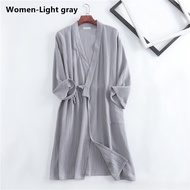 Kimono Bathrobe Japanese Traditional Costumes for Women Nightgown Home Wear Cotton Kimono Yukata Sle