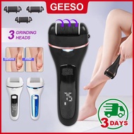 GEESO Electric Foot Grinder Callus Remover Portable Foot File Pedicure Tools Electric Feet File Grin