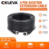 EKLEVA 4-Pin Aviation Video Extension Cable 3M 5M10M 20M 4 PIN Aviation Connector Cable Video Audio