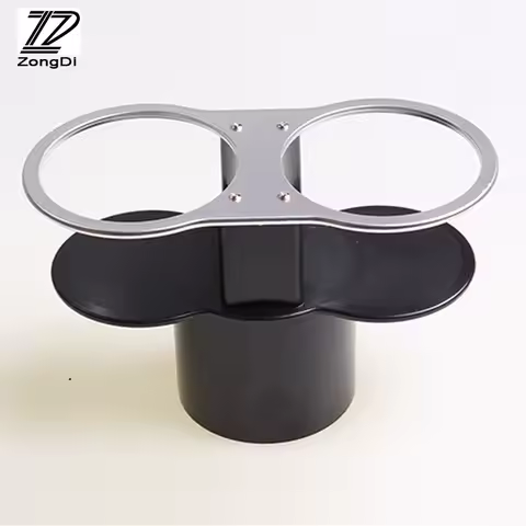 ZD 1Pc Car water cup holder Double mouth for Peugeot 3008 308 207 407 Nissan Juke X-Trail Hyundai I3