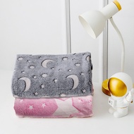 Soft Adult Blanket with Star Glow in the Dark Motif Size 150 cm x 200 cm Thick / MT-2A