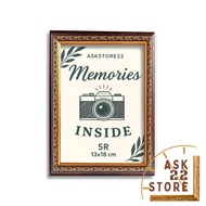 Aesthetic 5R Photo Frame 5R Photo Figure/ 5R Photo Frame/ with Glass 13 x 18 Cm Photo Frame/