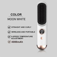 Smooth Maintenance Wireless Portable Straight Hair Comb 223g With 9-Level Temperature Straight Roll 