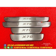 Proton X70 2018-2019 Side Sill Plate LED Door Step X70 door step (READY STOCK)