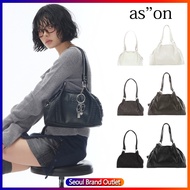 ASON BONITA MINI BIG BAG Hobo Bag Tote Bag Shoulder Bag -BLACK/SILVER/RED/BROWN/IVORY