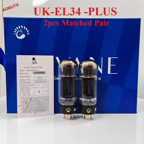 UKEL34 PLUS vacuum tube, directly upgraded to EL34/6CA7/KT77 high-resolution dynamic intensity, plug