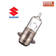 MURAH NAMPOL - Osram Lampu Bohlam Depan Motor Suzuki Halogen 12V 25W UV F K1 P15D-25-1 - KODE VOUCHE