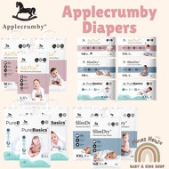 Applecrumby Air Plus Overnight Pull Up/ Tape Diaper Applecrumby Pure Basic Chlorine Free Premium Bab
