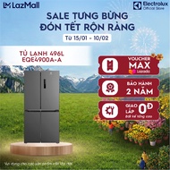 Tủ lạnh 4 cửa Electrolux 496L EQE4900A-A - sang trọng EvenTemp tiết kiệm điện cấp đông nhanh