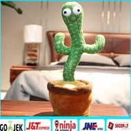 terlaris JAMIN TERMURAH Cactus Toy Boneka Pintar Kaktus Joget Joged Goyang Bisa Ngomong Rekam Bicara