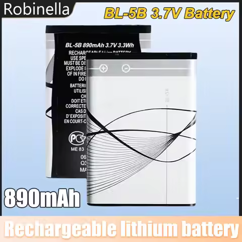 BL 5B 890mAh Battery 5300 5320 N83 6120c 7360 3230 5070 3220 Li Batteries Rechargeable for Mobile Ph