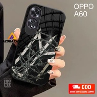 Oppo A60 Casing [CS52-KACA] Softcase Glass Oppo A60 Maternal Casing Handphone Accessories Latest Opp