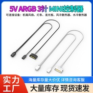 Computer ARGB Controller Chassis Manual RESET Controller Computer 5V ARGB 3-Pin Light Control