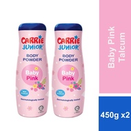 Carrie Junior Body Powder - Baby Pink (450g x Bundle Of 2)