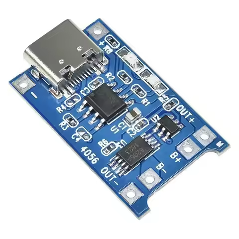 TP4056 5V 1A Type-c USB 18650 Lithium Battery Charging Board Charger Module with Protection Dual Fun
