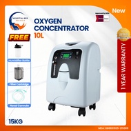 [Same-Day Delivery] Oxygen Concentrator 10L & Bottle Humidifier & Nasal Oxygen Cannula -MDA Approved