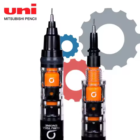 UNI Mechanical Pencil M5-452 Rotation 0.5MM Retractable Lead Automatic Pencil Kuru Toga Student Sket