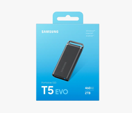 Samsung T5 EVO 2TB USB 3.2 Portable SSD (Black) MU-PH2T0S - for PC, Mac, Android