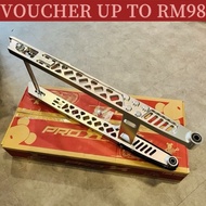 Y15➕ 2 Inci Panjang Swing Arm Yamaha LC135/5S /Y15 ZR V1 V2 Racing Y16 VVA Exciter CNC Arm Lubang Hy