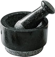 Marble Pestle and Mortar Large Set - Reversible Double Side Use, Ideal for Grinding Paste, Pounding Spice and as Pill Crusher, Natural Stone mortar&amp;pestle (Color : As picture, Size : -)
