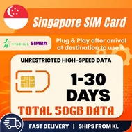 【Singapore SIM Card】【StarHub & SIMBA】Singapore SIM Card Singapore Travel SIM Card Singapore 新加坡 SIM 